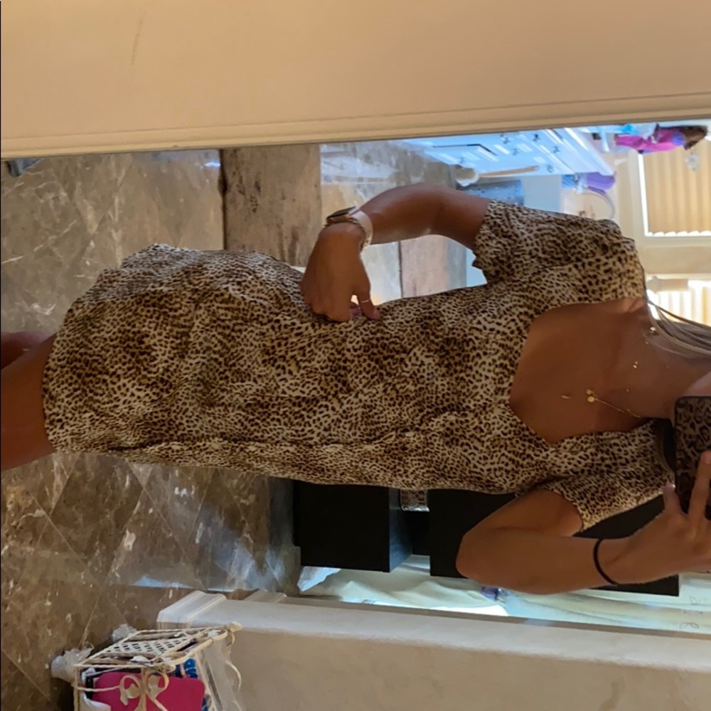 Amuse Society Cheetah dress